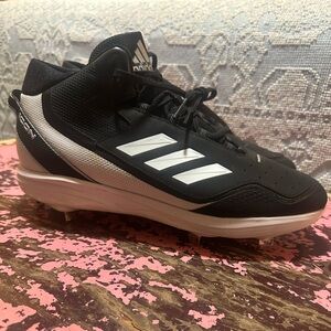 Adidas ICON 7 Men’s Black/White Metal Baseball cleats Sz 13 - NWT